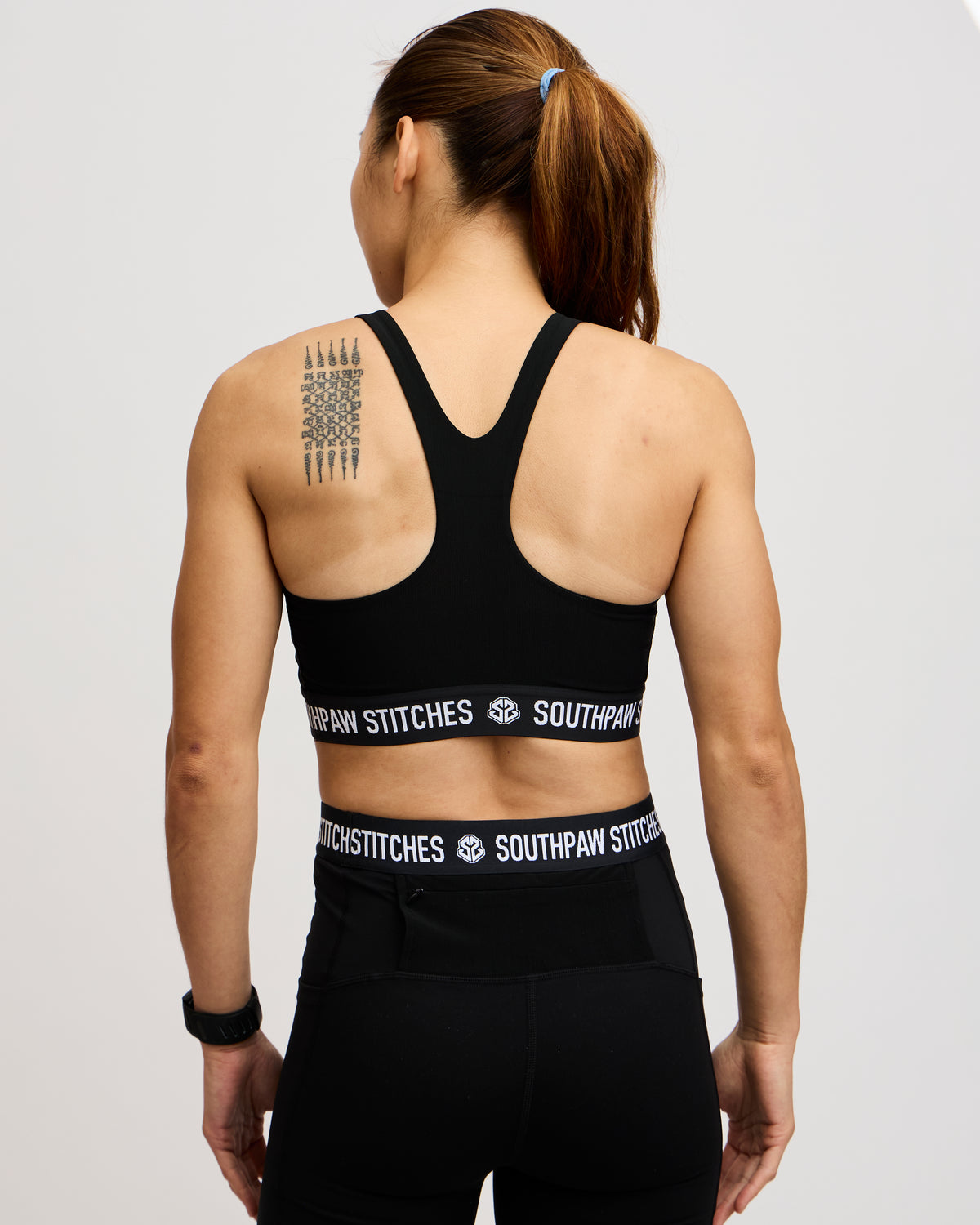 Signature Logo High Neck Bra